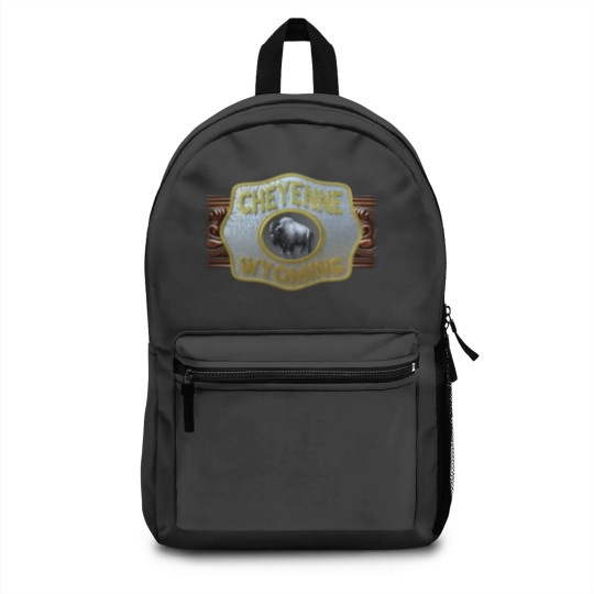 Discover Cheyenne, Wyoming WesternCowboy Belt Buckle Backpacks