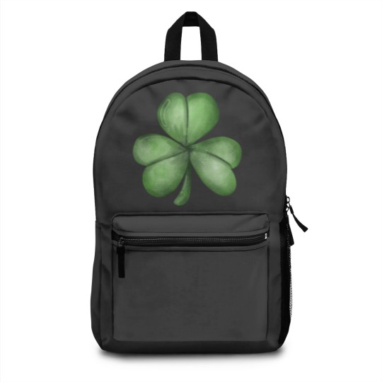 Discover Watercolor Clover Painting Clip Art St Patricks Illustration Backpacks