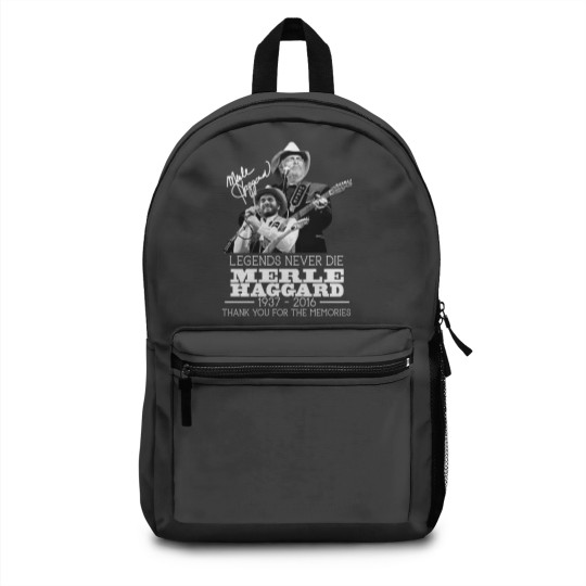 Discover Vintage Merle Haggard Memories Signed Men Backpacks