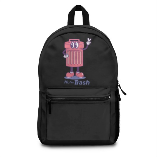 Discover Trash Cartoon Classic Backpacks