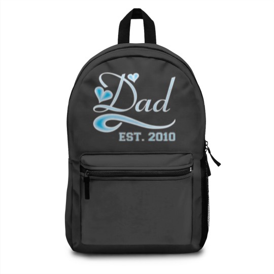 Discover Dad Established 2010 Happy Fathers Day Backpacks