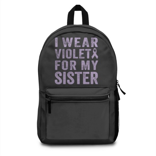 Discover I Wear Violet For My Sister Backpacks