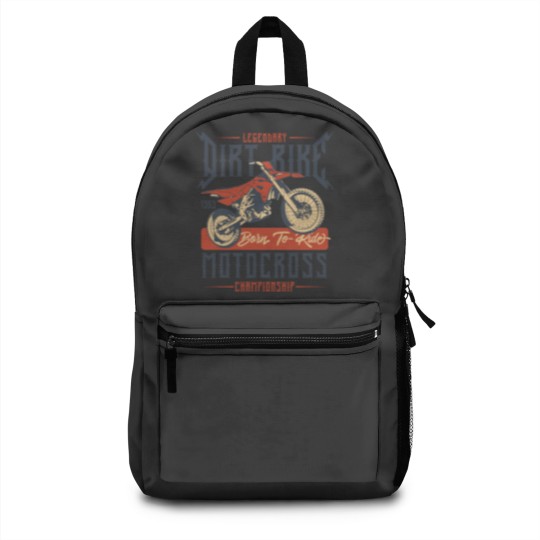 Discover Legendary Dirt Bike Motocross Championship 1969 Backpacks