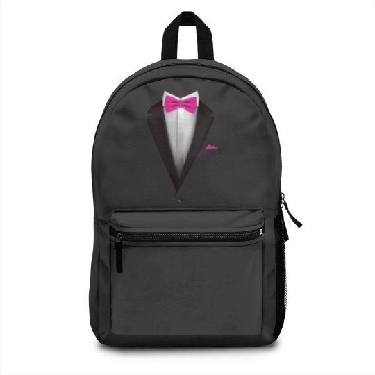 Discover Tuxedo  with Pink Bowtie For Weddings T- Backpacks