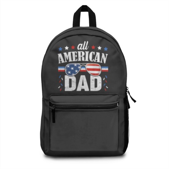 Discover Mens All American Dad 4Th Of July Father's Day Sun Backpacks
