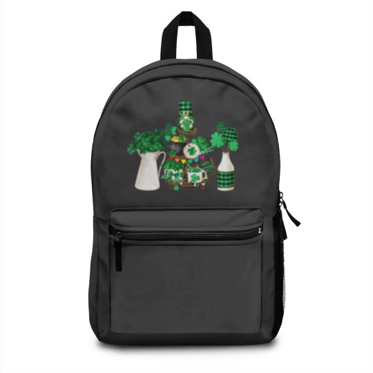 Discover Cute Green Shamrock Decor With Happy St Patricks D Backpacks
