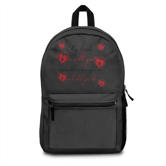 Discover My Heart Is With You No Matter Where You Are And W Backpacks