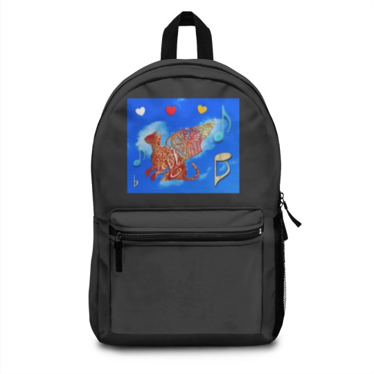 Discover Life is easier with My Magic Cat of Angels. Backpacks