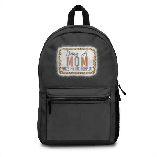 Discover Being A Mom Makes My Life Complete Leopard Mother' Backpacks