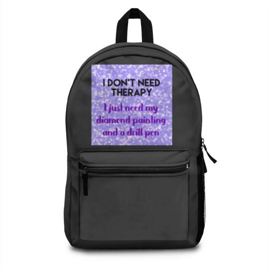 Discover Diamond Painting No Therapy Backpacks