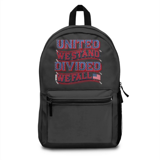 Discover United We Stand, Divided We Fall  White Backpacks