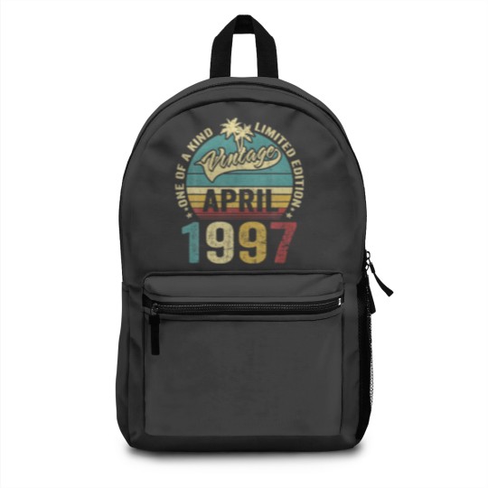 Discover Vintage 25 Years Old April 1997 Decorations 25Th B Backpacks