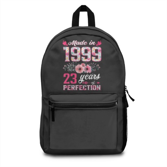 Discover Womens Made In 1999 Floral 23 Year Old 23Rd Birthd Backpacks