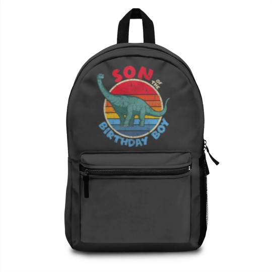 Discover Boy Birthday I Son I Brachiosaurus I Family Matchi Backpacks