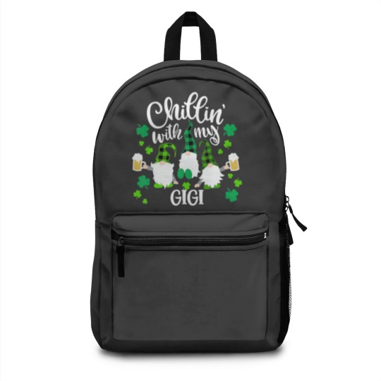 Discover Chillin With My Gigi St Patricks Day Gnomes Garden Backpacks