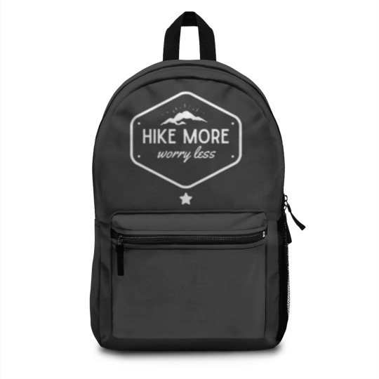 Discover Funny Vintage Hike More Worry Less - Love Hiking Backpacks