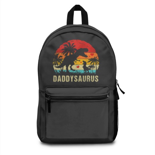 Discover Daddy Dinosaur Funny Kid Daddy Saurus 2022 Backpacks