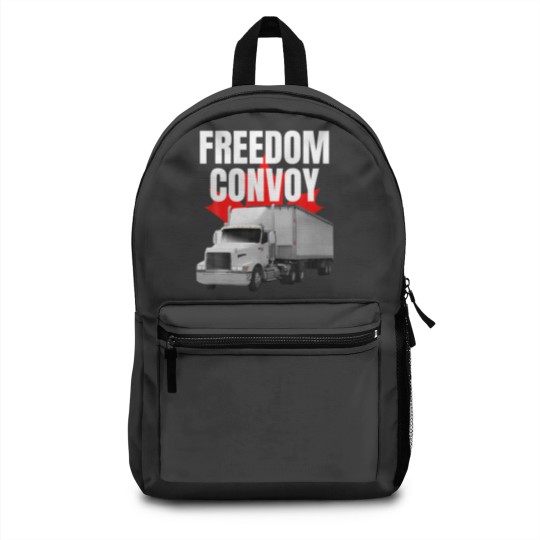 Discover Freedom Convoy 2022 Support Our Truckers Canada US Backpacks