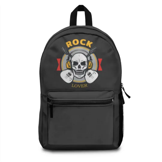 Discover Rock Lover Headphone Skull Boyfriend Modern Specia Backpacks