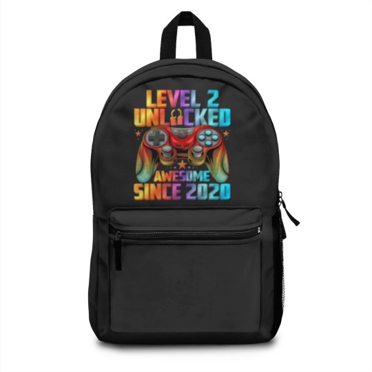 Discover Level 2 Unlocked Awesome Since 2020 2Nd Birthday G Backpacks