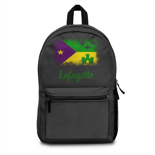 Discover Cajun Flag Mardi Gras Louisiana Custom City Backpacks