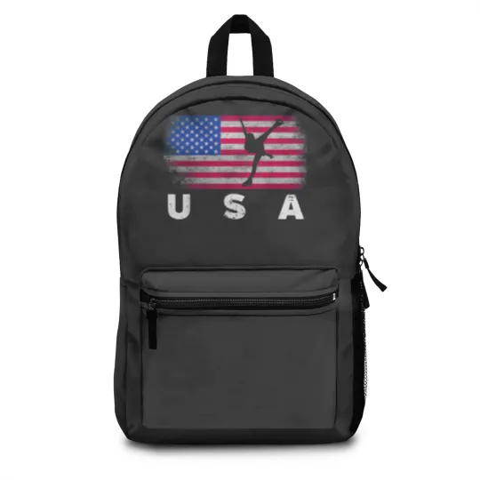 Discover American Flag Figure Skating Cute Us Skaters Backpacks