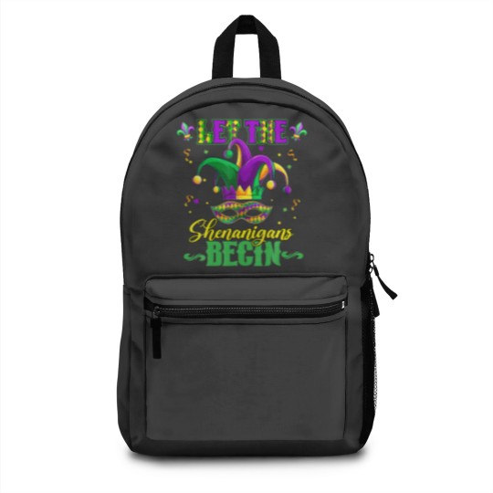 Discover Let The Shenanigans Begin Men Women Mardi Gras Backpacks