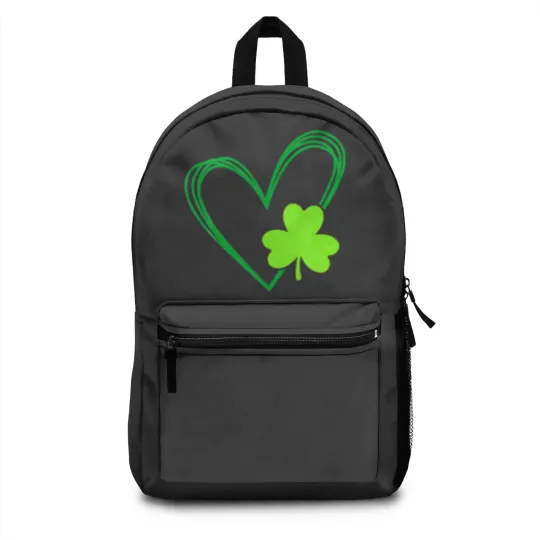 Discover Happy St Patrick's Day Irish Shamrock Heart Men Wo Backpacks