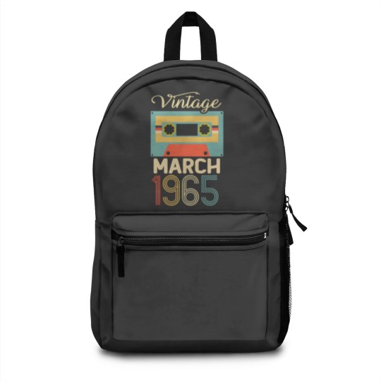 Discover Vintage March 1965 55th Birthday 55 Year Gift Backpacks