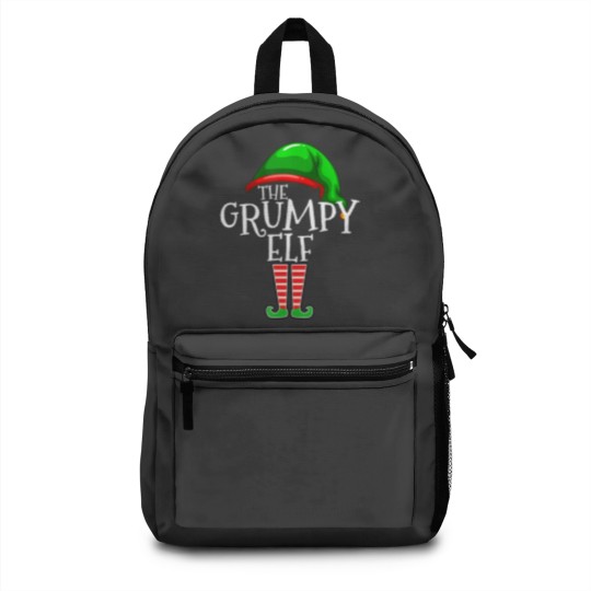 Discover The Grumpy Elf Family Matching Group Christmas Gif Backpacks
