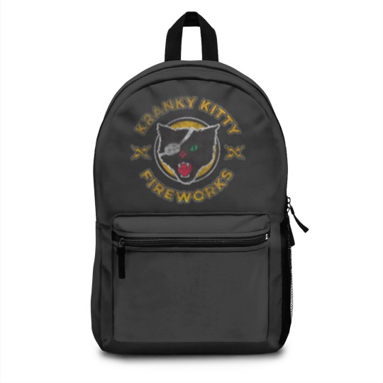 Discover Kranky Kitty Fireworks Funny Pirate Cat Backpacks