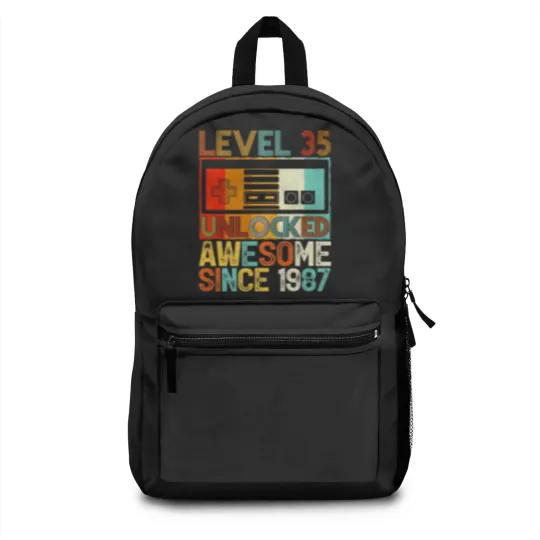 Discover Level 35 Unlocked Awesome Since 1987 35Th Birthday Backpacks
