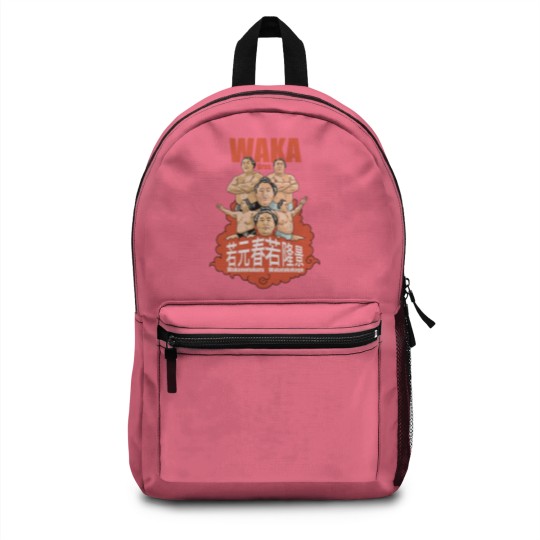 Discover Wakamotoharu and Wakatakakage Japanese sumo wrestlers Backpacks