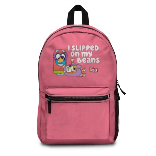 Discover I Slipped On My Beans Backpacks, BlueyDad Dog Backpacks, BlueyDad Bingo Backpacks