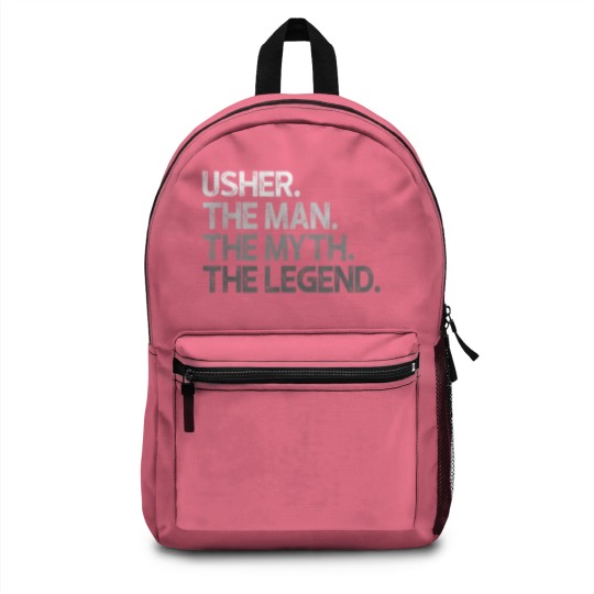 Discover Usher Gift The Man Myth Legend Backpacks