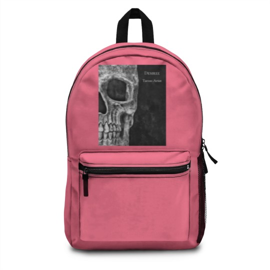 Discover Gothic Skull Head Black And White Tattoo Shop Backpacks