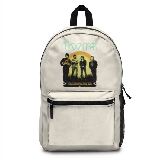 Discover The Doors Waiting for the Sun Jim Morrison Grey Licensed Backpacks Backpacks Men
