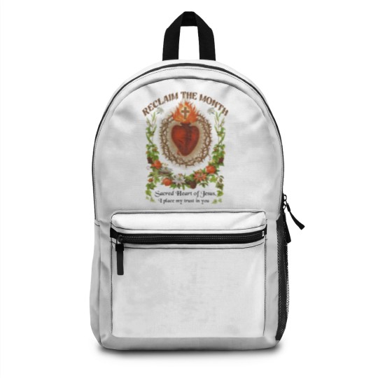 Discover Catholic Backpacks Reclaim the Month Sacred Heart of Jesus Backpacks