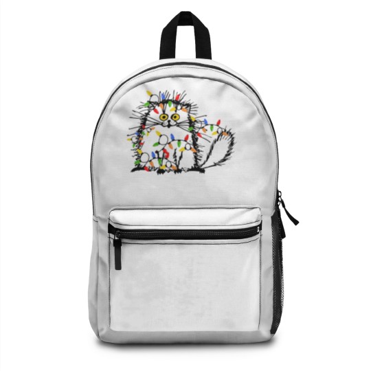 Discover Christmas Funny Cat Backpacks, Funny Cat Backpacks