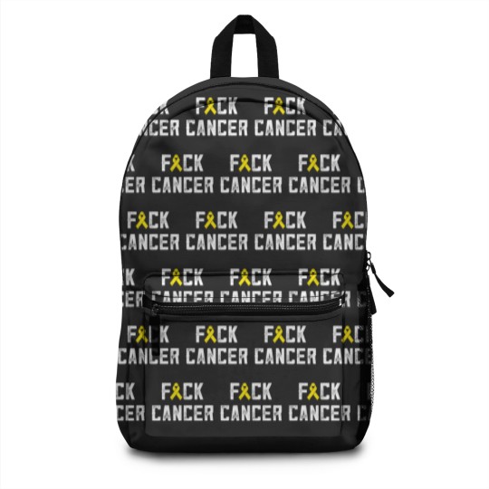 Discover Fck Cancer Funny Chemo Chemotherapy Battle Cancer Backpacks