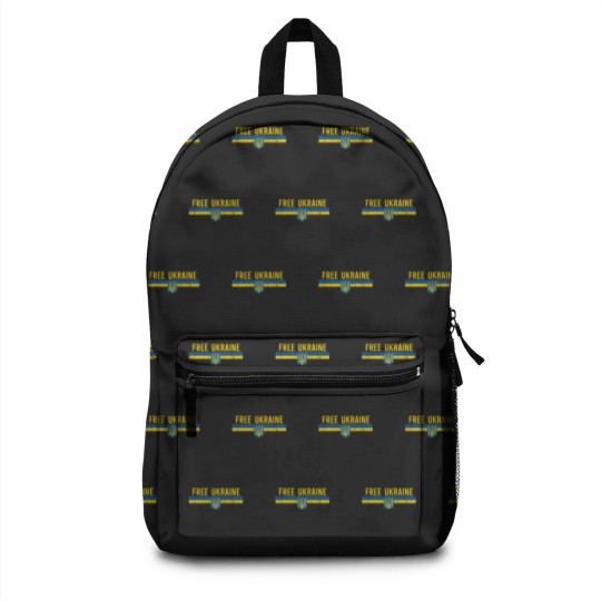 Discover Free Ukraine distressed Ukrainian blue yellow flag minimalist art - Free Ukraine - Backpacks
