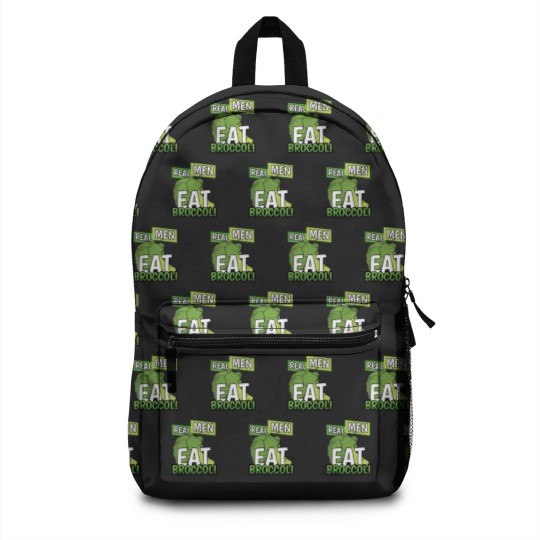 Discover Real Men Eat Broccoli - Men - Backpacks