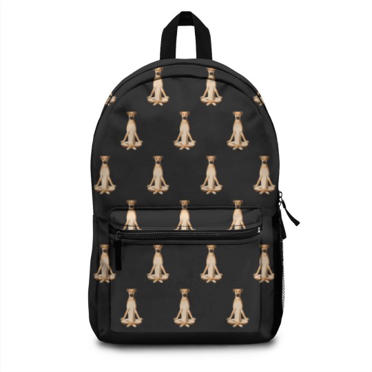 Discover Black Mouth Cur Dog meditate Backpacks