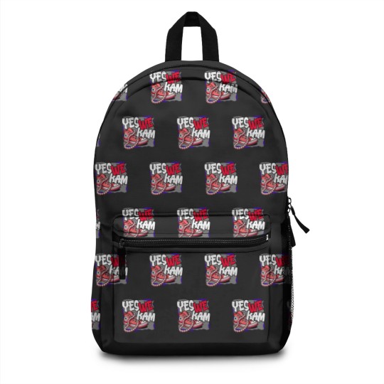 Discover Kamala Harris , Yes We Kam, red white and blue, Backpacks