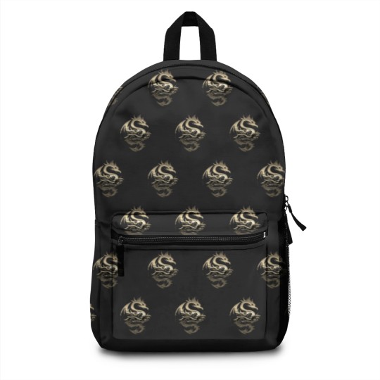 Discover Gold Metallic Dragon Backpacks
