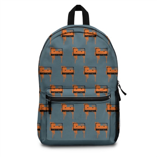 Discover Orange vintage cassette tape Backpacks