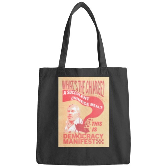 Discover This is DEMOCRACY MANIFEST! (yelloworange) Bags