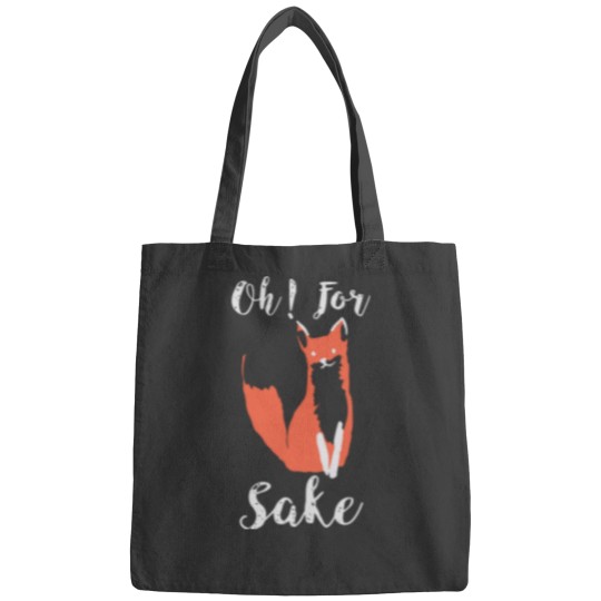 Discover Funny Hilarious  Pun Fox T Shirt Fox Lover Bags