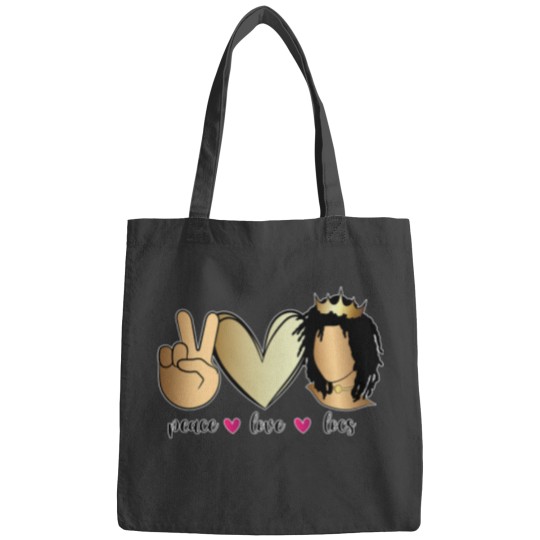 Discover Peace Love Locs African Afro Melanin Bags