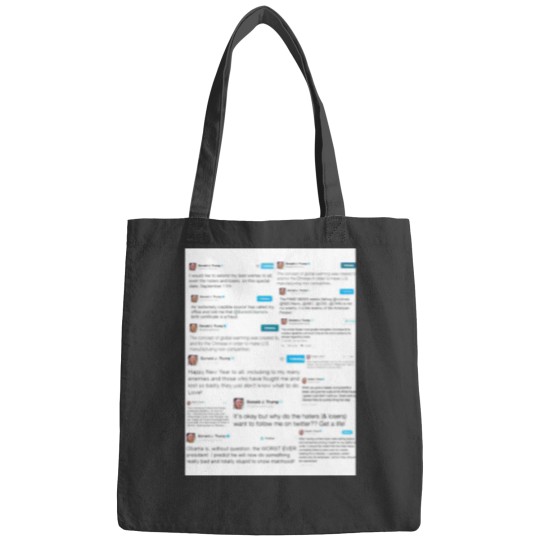 Discover Tweets of Trump-Merchandise Bags